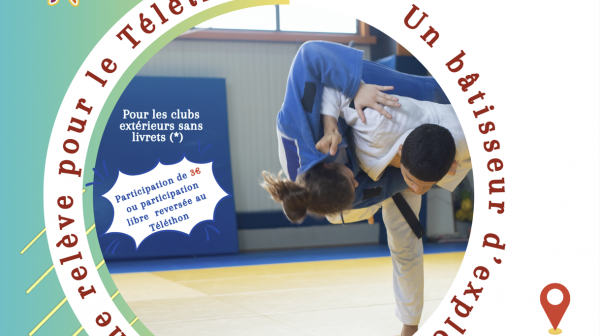 3ième édition du judothon le vendredi  06 décembre  2024 de  19h à 20h30